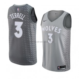 Maillot Minnesota Timberwolves Jared Terrell (2) Ville 2018 Gr